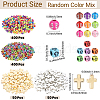 800Pcs Acrylic Beads MACR-PA0001-42-2
