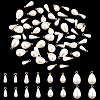   64Pcs 8 Style ABS Plastic Imitation Pearl Pendants KY-PH0001-60-5