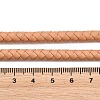 Braided Leather Cord with Core WL-F009-6mm-02-3