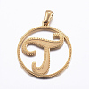 Ion Plating(IP) 304 Stainless Steel Pendants STAS-K162-073G-1