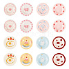 16Pcs 8 Colors Resin Dollhouse Dish AJEW-TA0003-40-2