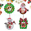 DIY Christmas Hanging Photo Frame Diamond Painting Kits PW-WG4C949-01-5