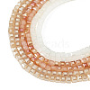 3 Strands 3 Colors Electroplate Glass Beads Strands EGLA-TADJ0001-12-1