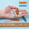 Microfiber Leather Labels DIY-TA0003-15-6