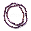 Electroplate Glass Beads Strands LS-EGLA-K015-09E-2