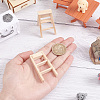 Wooden Mini Ladders DIY-WH0021-58-3