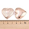 Rack Plating Brass Locket Pendants KK-M263-02B-RG-3