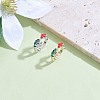 Frog & Mushroom Alloy Open Cuff Ring for Women JR943A-3