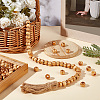 120Pcs Pinewood Large Hole European Beads WOOD-OC0003-81A-5
