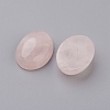 Natural Rose Quartz Flat Back Cabochons G-G741-30x40mm-21-2