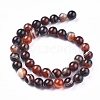 Natural Striped Agate/Banded Agate Beads Strands G-I261-C05-10mm-2