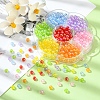 490Pcs 7 Colors Transparent Acrylic Beads MACR-YW0002-03-6