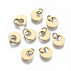 304 Stainless Steel Charms STAS-S116-050G-1