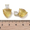 Real 18K Gold Plated Rack Plating Brass Micro Pave Cubic Zirconia Pendants KK-R161-04G-01-3