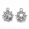 Tibetan Style Alloy Pendants TIBE-N010-12AS-RS-2