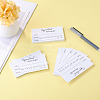 50Pcs Paper Appointment Reminder Cards AJEW-TADJ0001-22-5