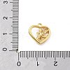 Brass Micro Pave Cubic Zirconia Pendants KK-H511-01G-04-3