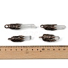 Natural Quartz Crystal Points Pendants G-D102-07R-3