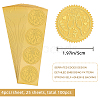 Self Adhesive Gold Foil Embossed Stickers DIY-WH0211-212-2