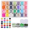 134.4g 28 Colors Handmade Polymer Clay Beads CLAY-SZ0001-34-1