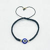 Hamsa Hand with Evil Eye Bead Braided Bead Bracelets SX3134-4-1