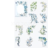 20Pcs 10 Styles PET Plastic Sticker PW-WG965B8-02-1