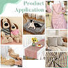 Cotton Fabric with Strip Pattern DIY-PH0037-96B-5