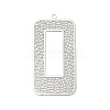 Rack Plating Brass Filigree Pendants KKC-K001-11P-1