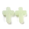 Luminous Transparent Acrylic Beads LACR-P001-02-2