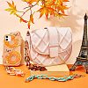 6Pcs 6 Colors Opaque Acrylic Cable Chain Wristlet Straps HJEW-CA0001-33-4