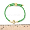 Adjustable Nylon Cord Bracelets BJEW-C096-01G-03-5