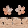Dyed & Heated Glass Bead Caps GLAA-Z019-03K-3