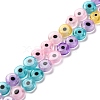 Handmade Evil Eye Lampwork Beads Strands LAMP-G164-10A-1