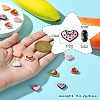 18Pcs 9 Colors Baking Paint Alloy Beads FIND-CJ0002-90-8