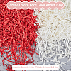 4 Sets 2 Colors Christmas Themed Paper Shredded Paper Filler OCOR-SP0001-07-2