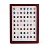 56 Styles Natural and Synthetic Mixed Gemstones Oval Collections DJEW-L022-01-1