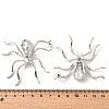 Alloy Rhinestone Stud Earrings EJEW-P321-01P-3