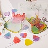 2PCS Guitar Pick Silicone Molds Sets DIY-SZC0003-08-3