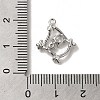 Brass Micro Pave Cubic Zirconia Pendants KK-D091-04P-3