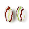 Handmade Porcelain Beads PORC-T134-15B-3