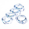 Transparent Resin Finger Rings RJEW-T013-001-E06-1