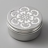 Aluminium Shallow Round Candle Tins AJEW-WH0312-59D-1