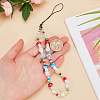 Resin Lanyard Wrist Strap Phone Star Charms Straps DIY-WH20003-13-3