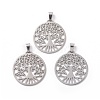 201 Stainless Steel Pendants STAS-T046-JN269-1-2