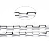 Tarnish Resistant 304 Stainless Steel Rectangle Cable Chains CHS-T003-29B-P-2