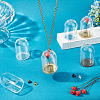 CHGCRAFT DIY Glass Dome Vial Pendant Making Kit DIY-CA0004-18-4