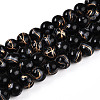 Baking Paint Glass Beads Strands DGLA-N010-10mm-10-1