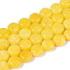 Dyed Natural White Jade Beads Strands G-T143-16K-4