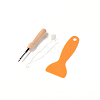 DIY Cotton Cup Mat Punch Needle Kits DIY-K032-38D-7