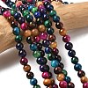 Natural Tiger Eye Beads Strands G-G101-6mm-6-1